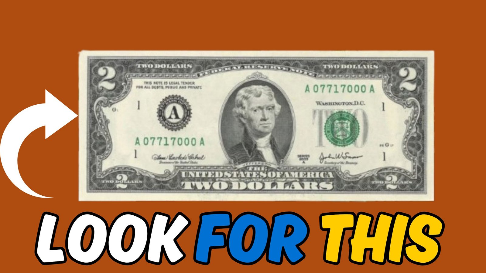 Is a $2 Bill in Your Old Book Worth $950,000
