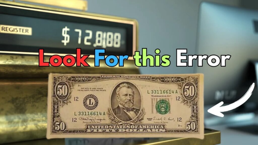 2021 $50 Bill With Ink Bleed Found in Cash Register — Valued at $72,000