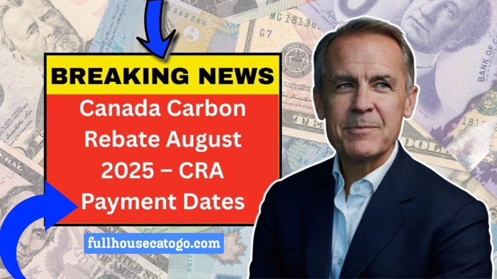 Canada Carbon Rebate August 2025