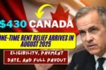 Canada’s $430 One-Time Rent Relief Arrives In August 2025