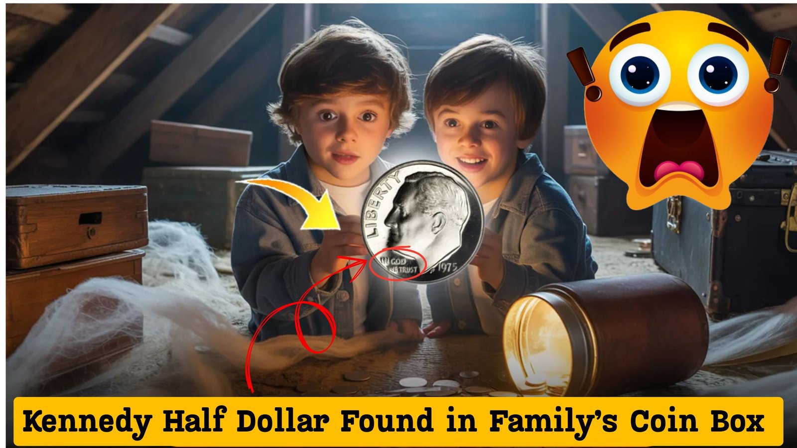 Rare 1964 SMS Kennedy Half Dollar Found in Family’s Coin Box Sells for Over $100,000