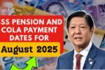 SSS Pension and COLA Payment Dates for August 2025
